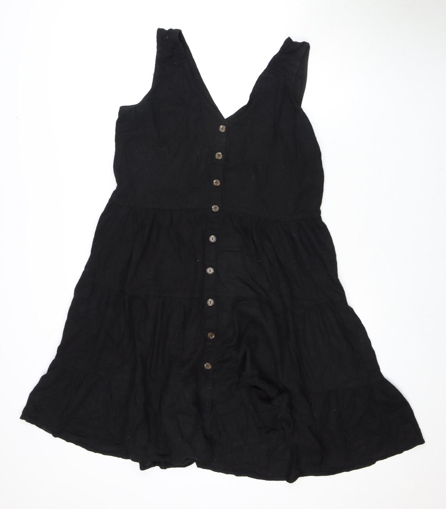 Next Women's Black Sleeveless Dress Size 14