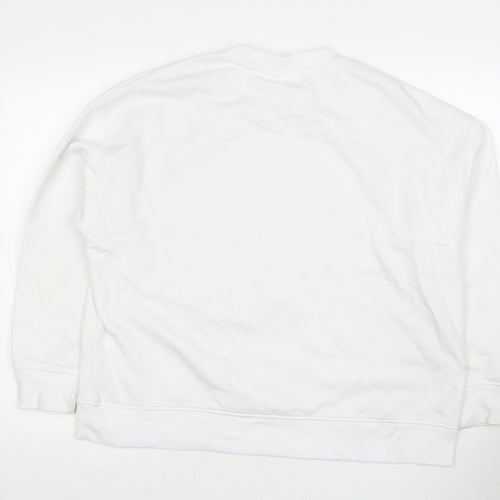 Disney Unisex White Pullover Sweatshirt L