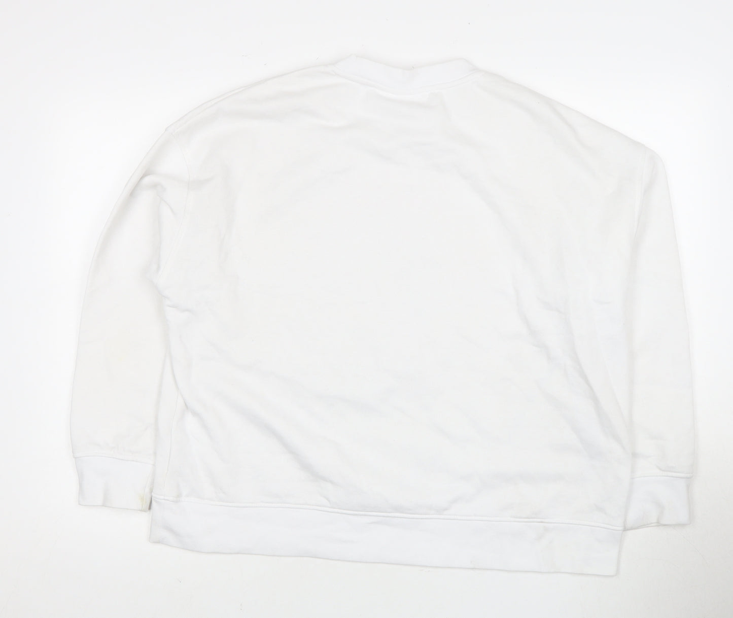 Disney Unisex White Pullover Sweatshirt L
