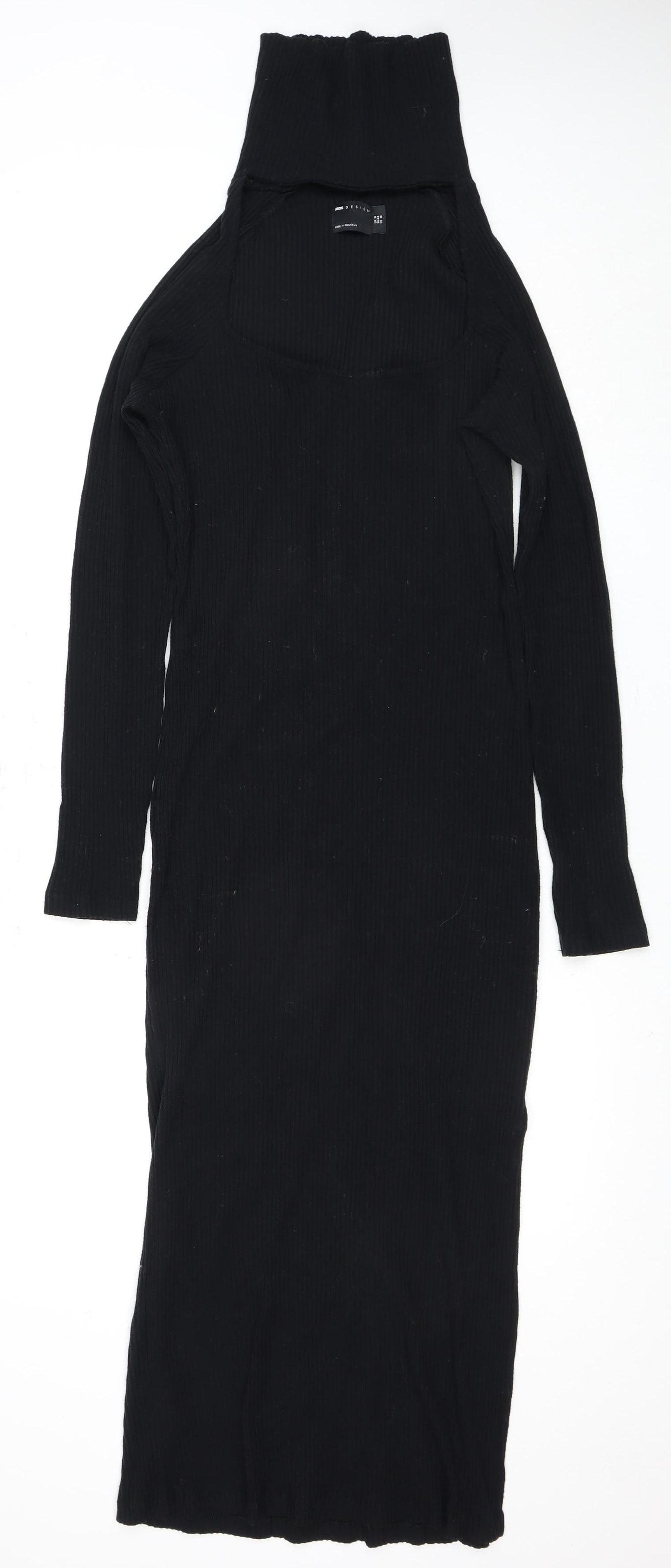 ASOS DESIGN Black Women’s Dress - Size 16 Knit
