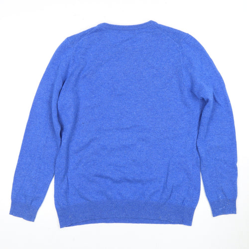 Woolovers Women's Blue Pullover Jumper M