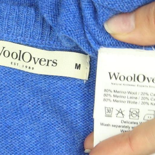 Woolovers Women's Blue Pullover Jumper M