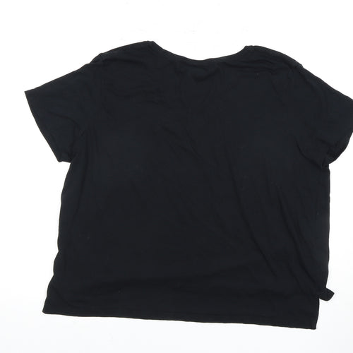 Nike Women's Black Crew Neck T-Shirt Size M Casual Wear
