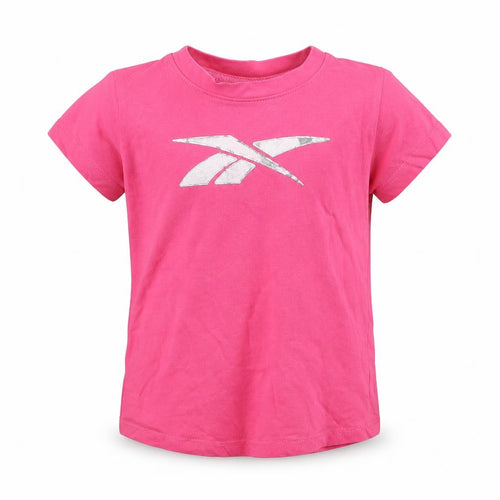 Reebok Girls Pink T-Shirt 4 Years - Casual Sporty Style