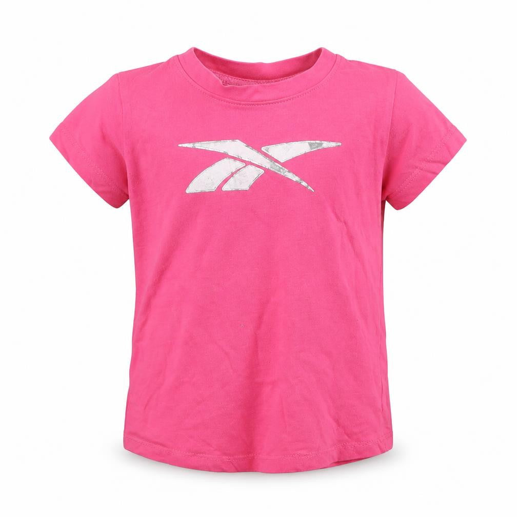 Reebok Girls Pink T-Shirt 4 Years - Casual Sporty Style