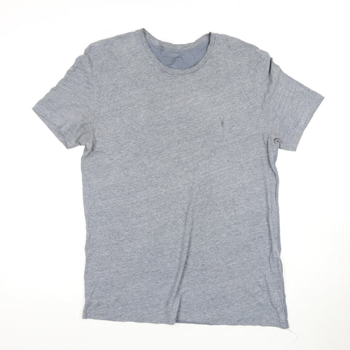 AllSaints Men's Grey Crew Neck T-Shirt, Size M
