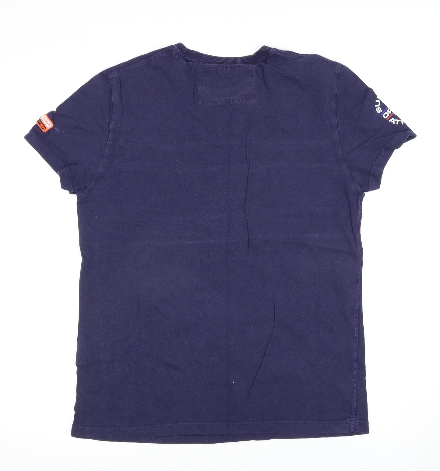 Superdry Men's Blue Graphic Print T-Shirt, Size M