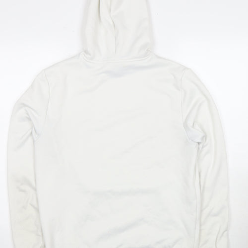 Tommy Sport Men's White Hoodie Size S Pullover