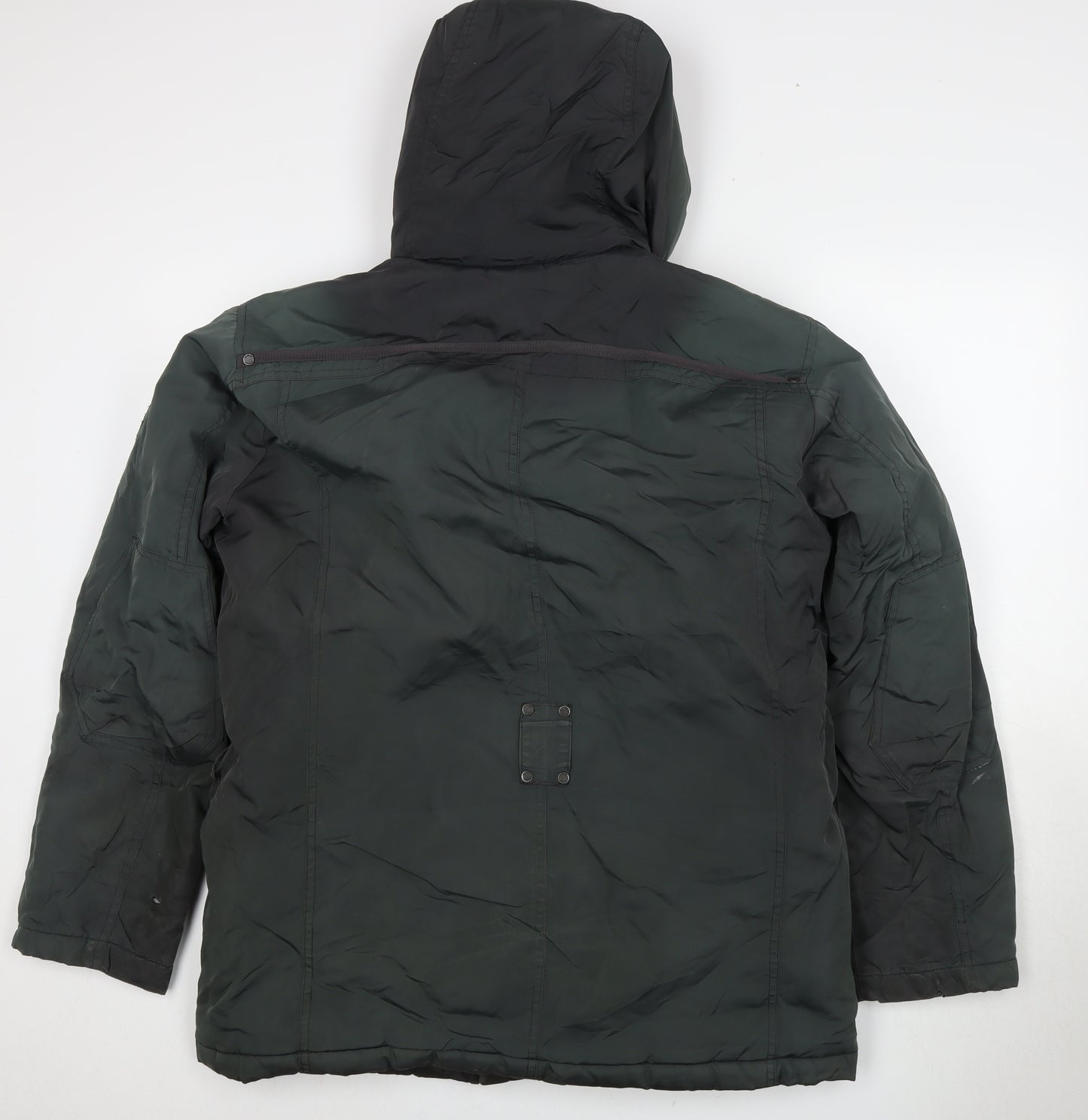 Strellson Men's Green Hooded Winter Jacket Size 48