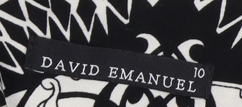 David Emanuel Women's Black Size 10 Dress