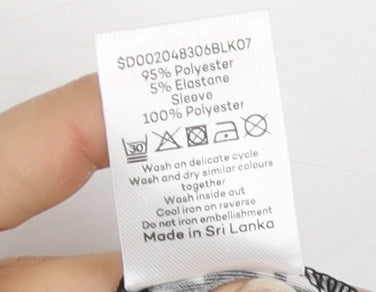 David Emanuel Women's Black Size 10 Dress