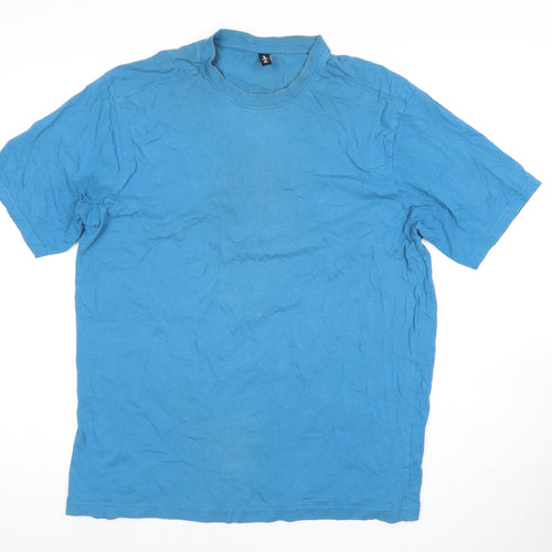 Donnay Men's Blue XL Cotton Crew Neck T-Shirt
