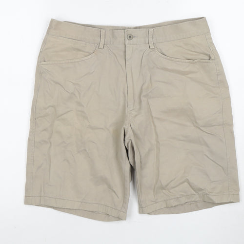 Next Men's Beige Chino Shorts - Size 34 Casual