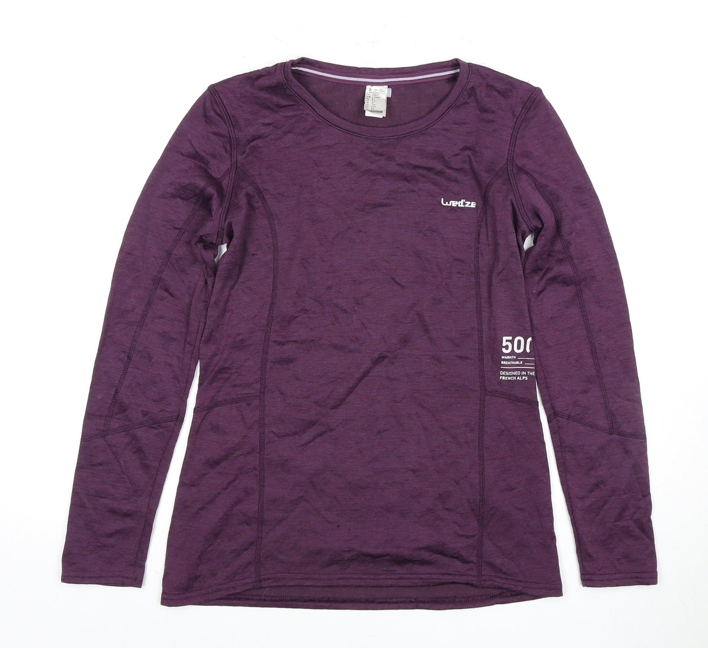 Decathlon Women's Purple Long Sleeve Ski Top