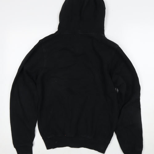 Hard Rock Cafe Men's Black Pullover Hoodie Small