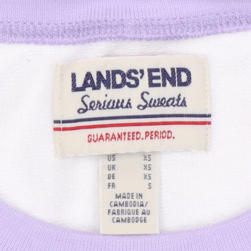 Lands' End Women's Multicoloured XS Pullover Sweatshirt