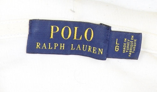 Polo Ralph Lauren Men's White Hoodie - Large