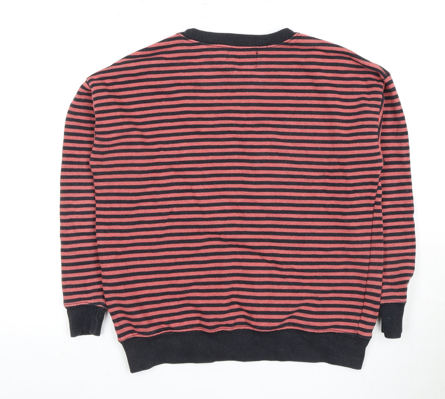 Pull&Bear Unisex Striped Pullover Sweatshirt S