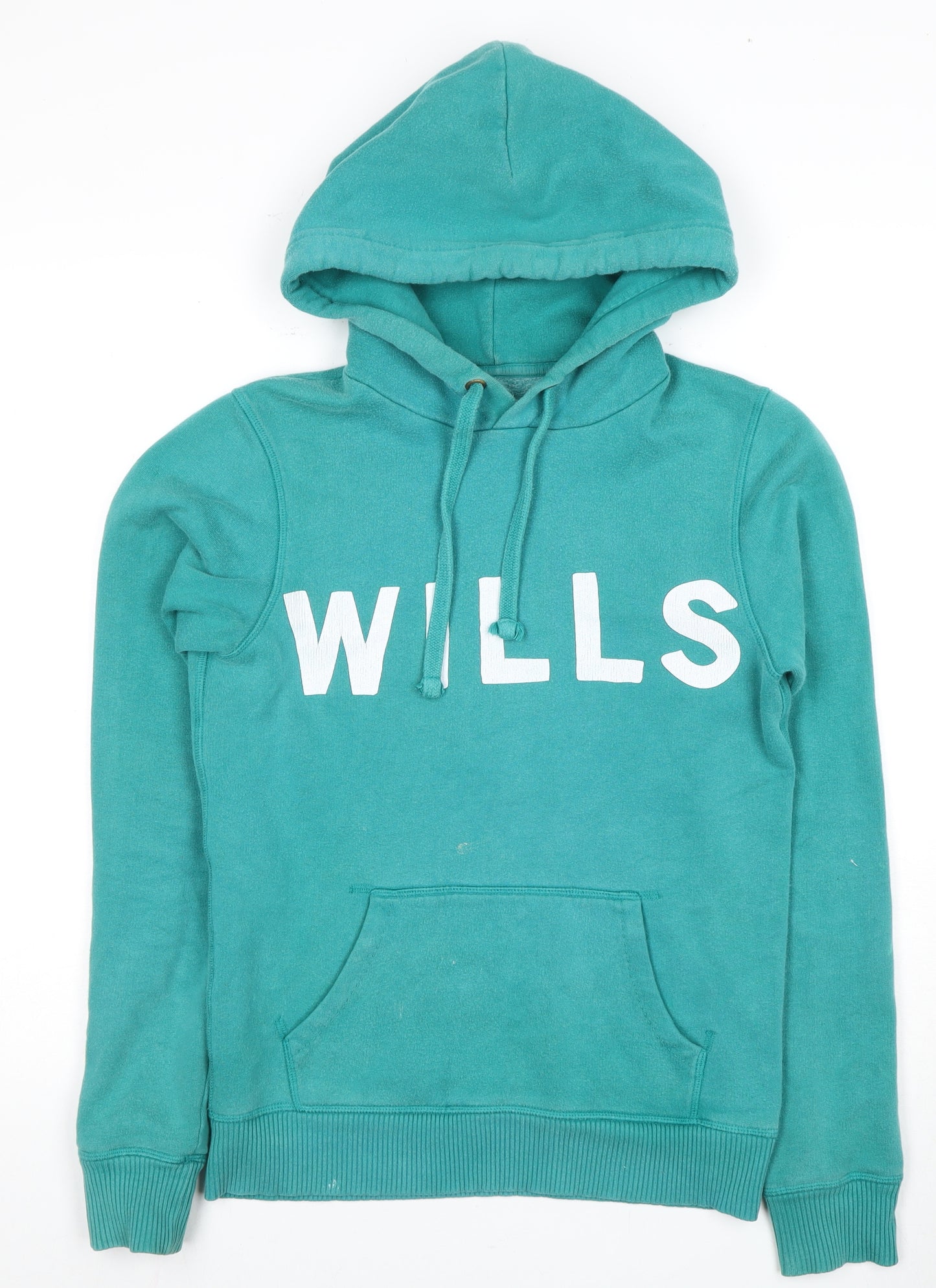 Jack Wills Women's Green Pullover Hoodie Size 10