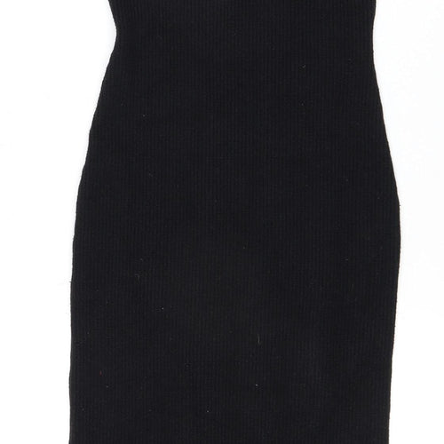 River Island Women's Black Bodycon Dress, Size 12