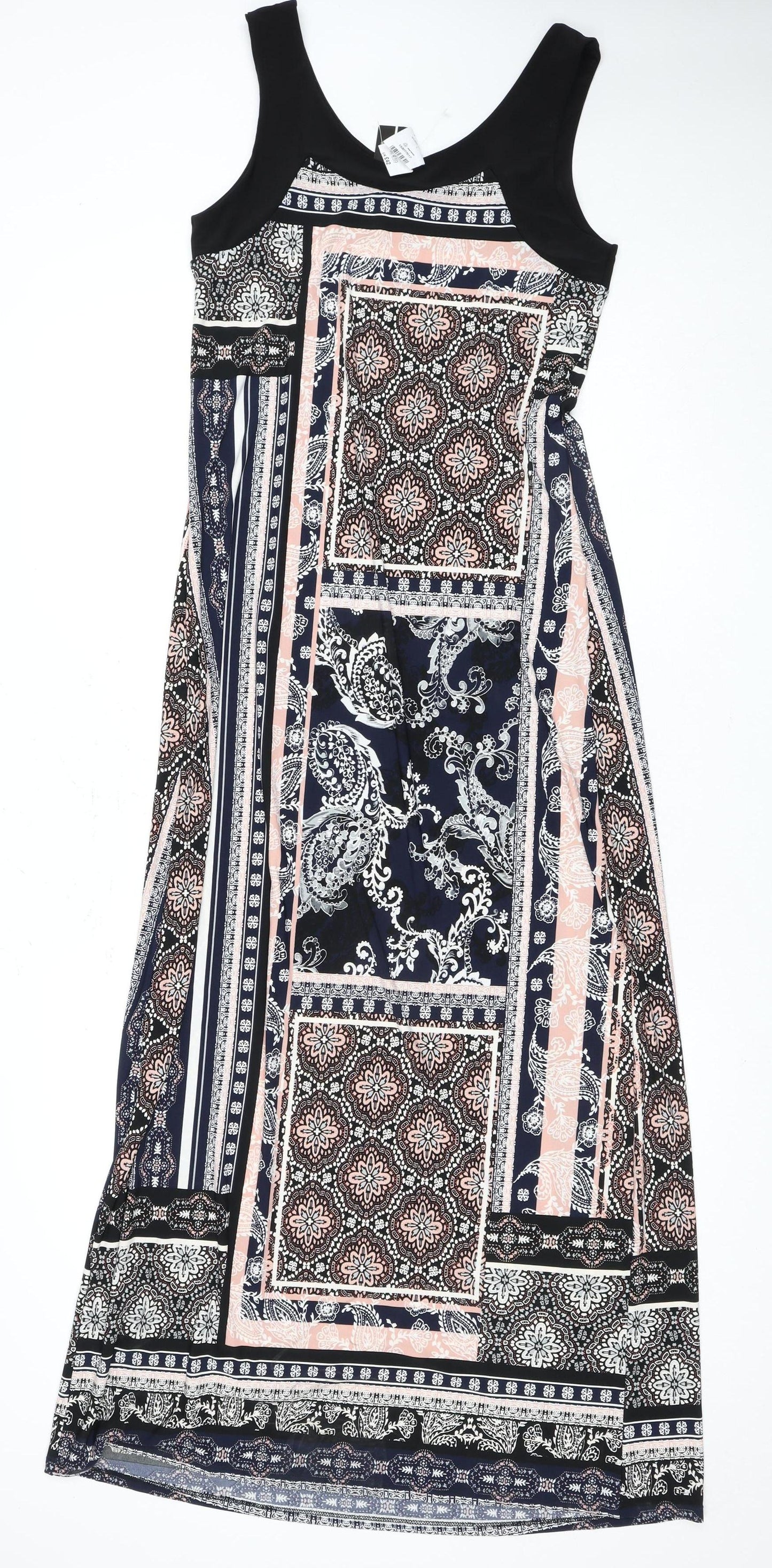 Wallis Women's Multicoloured Maxi Dress Size 10