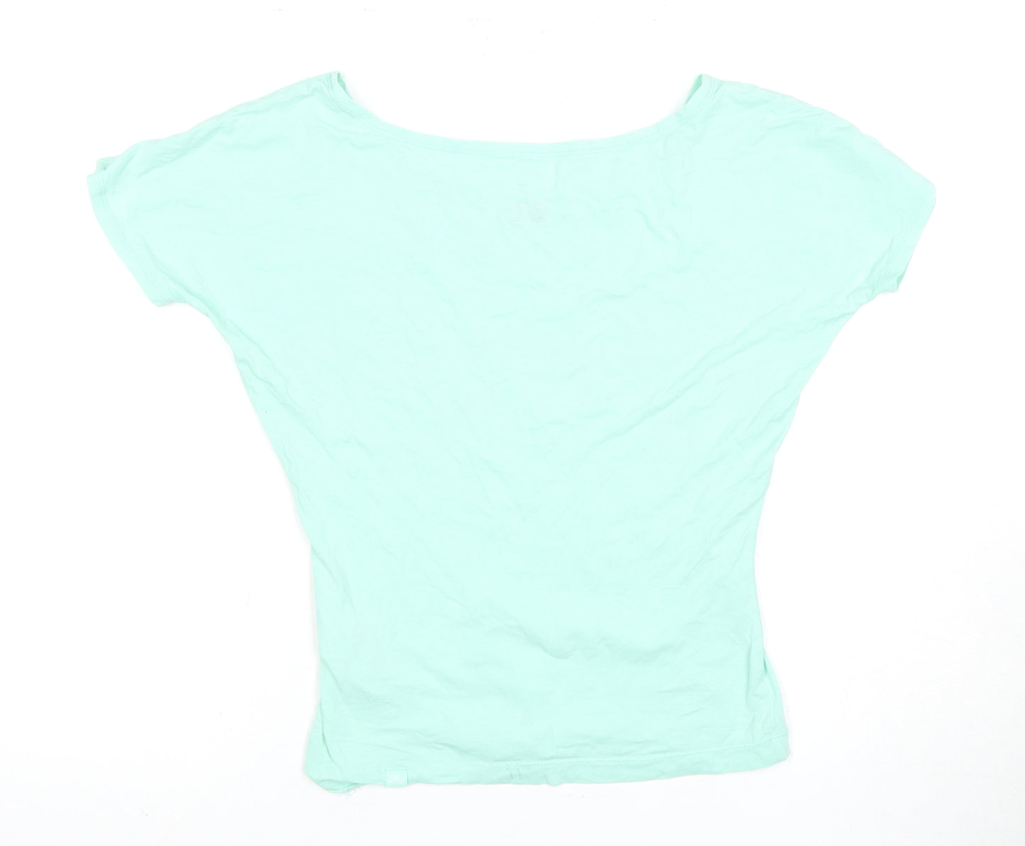 Nike Women's Green 2XS T-Shirt Casual Short Sleeve