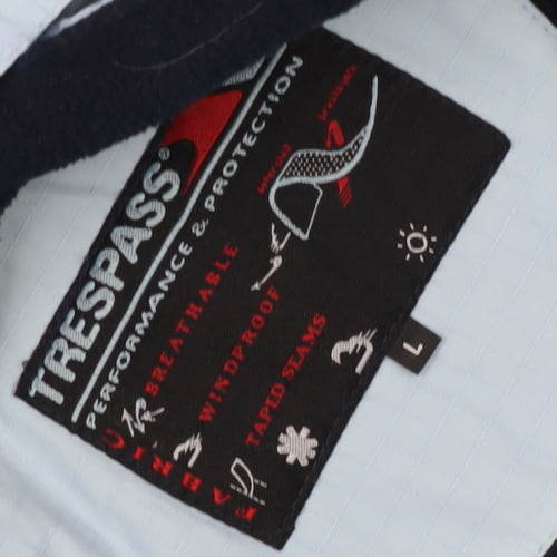 Trespass Unisex Blue Parka Jacket L - Outdoor Casual