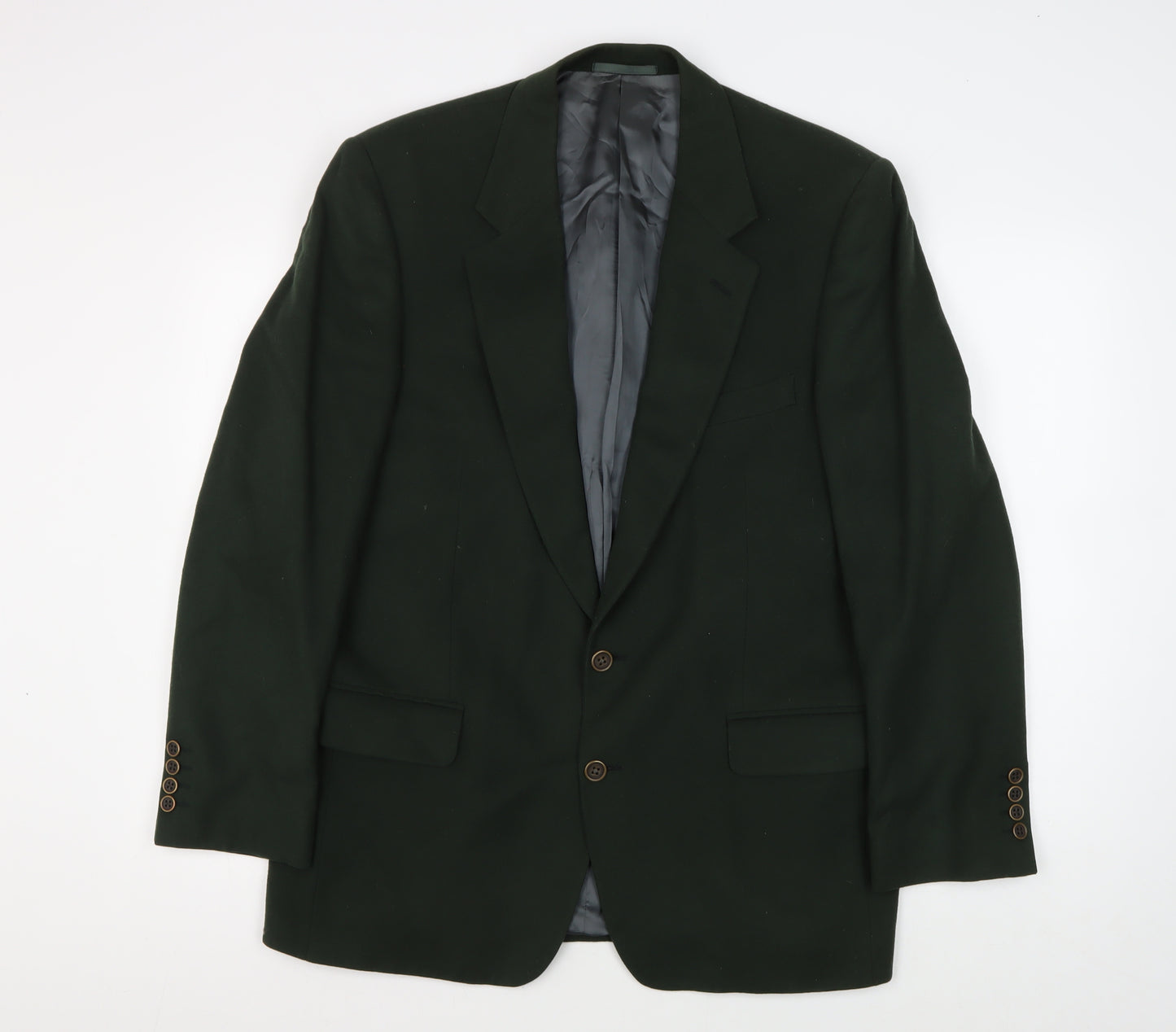 Austin Reed Men's Green Wool Cashmere Blazer 40R