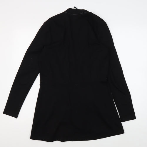 Viyella Women's Black Jacket - Medium, Long Sleeve