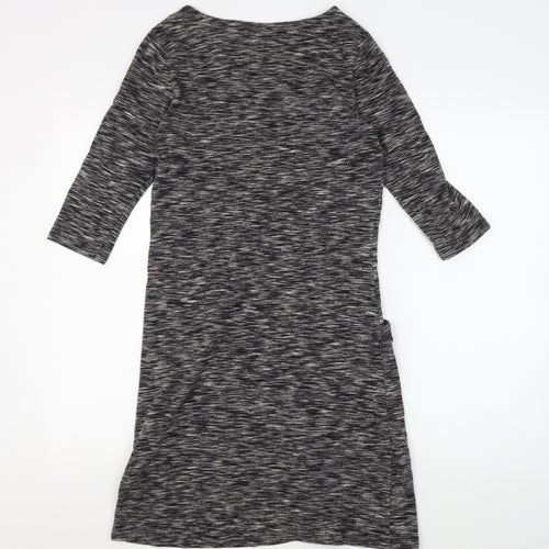 White Stuff Grey Dress - Women Size 8, 3/4 Sleeve