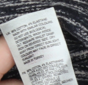 White Stuff Grey Dress - Women Size 8, 3/4 Sleeve