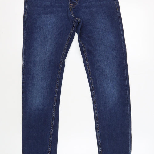 Bench Men's Blue Skinny Jeans 30W 32L