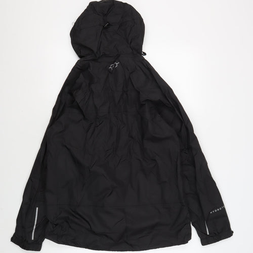 Technicals Women's Black Regular Fit Hooded Jacket