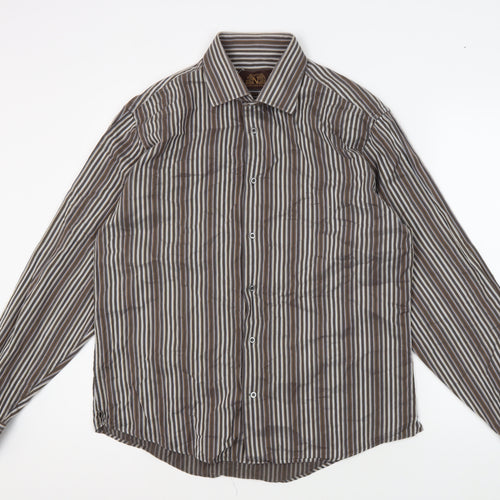 Next Men's Slim Fit Multicoloured Striped Shirt