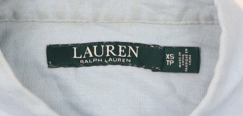 Ralph Lauren Men’s Blue XS Linen Button-Up Shirt