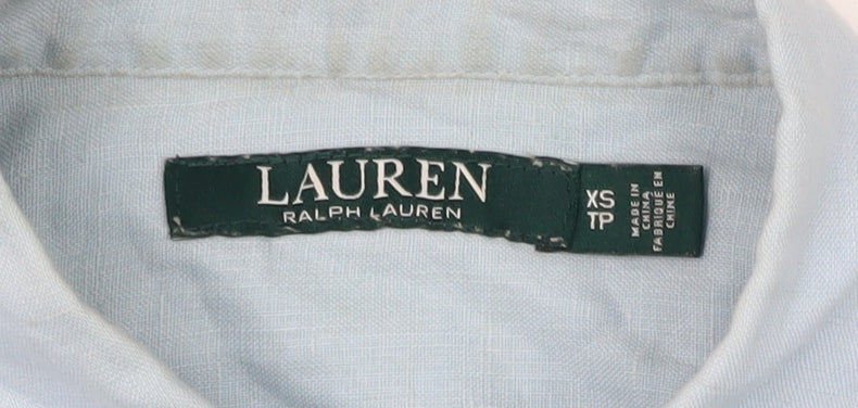 Ralph Lauren Men’s Blue XS Linen Button-Up Shirt