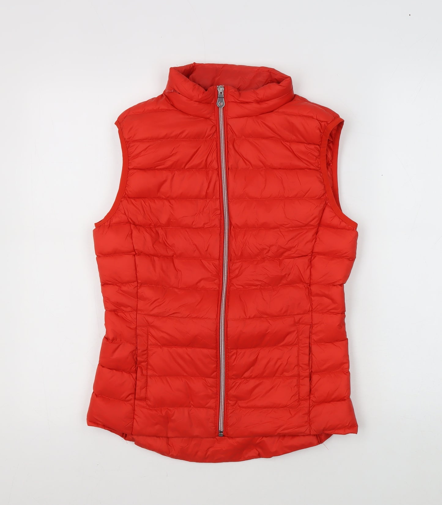 Marks and Spencer Red Women's Puffer Waistcoat Size UK 6