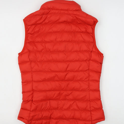 Marks and Spencer Red Women's Puffer Waistcoat Size UK 6