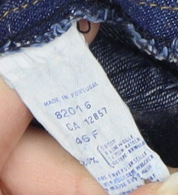 New Man Women's Blue A-Line Denim Midi Skirt Size 18