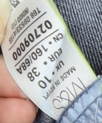 Marks and Spencer Women's Blue Denim Skirt, Size 10, M&S Indigo