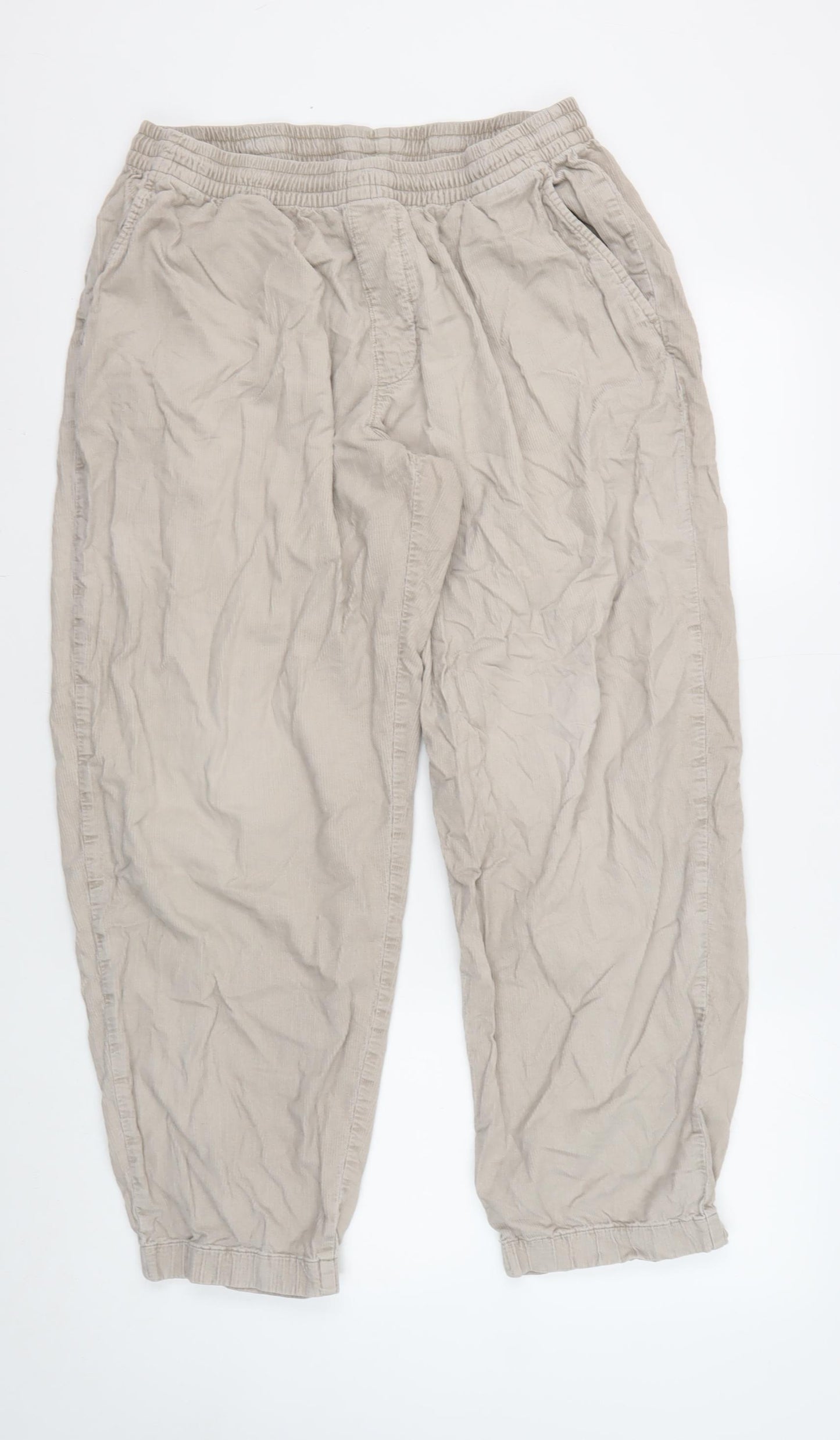 UNIQLO Men's Beige Jogger Trousers Size M