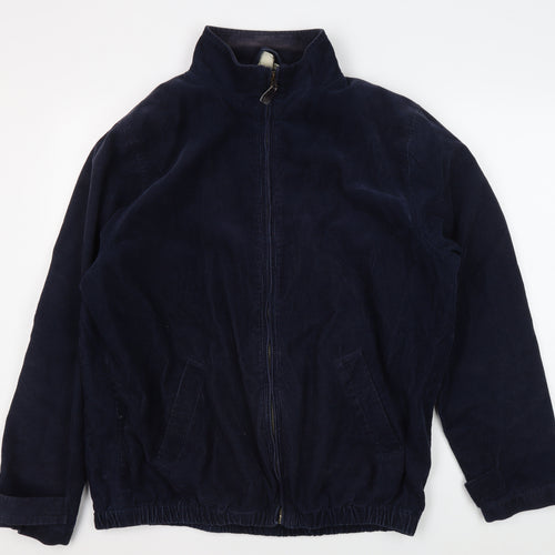 Cotton Traders Men's Navy Corduroy Jacket L