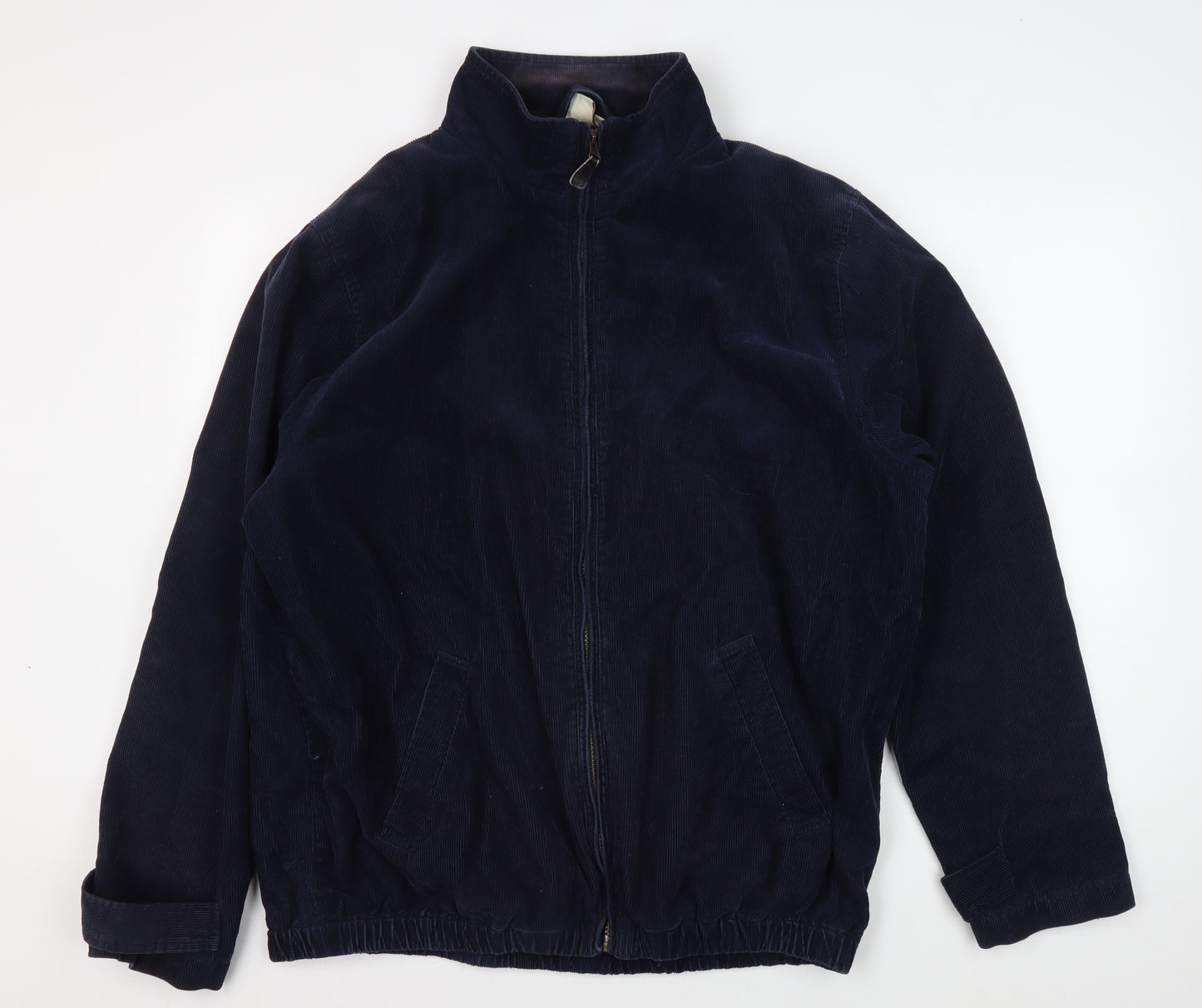 Cotton Traders Men's Navy Corduroy Jacket L