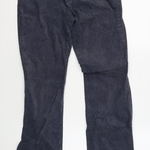 GAP Women Blue Cotton Trousers Size 28