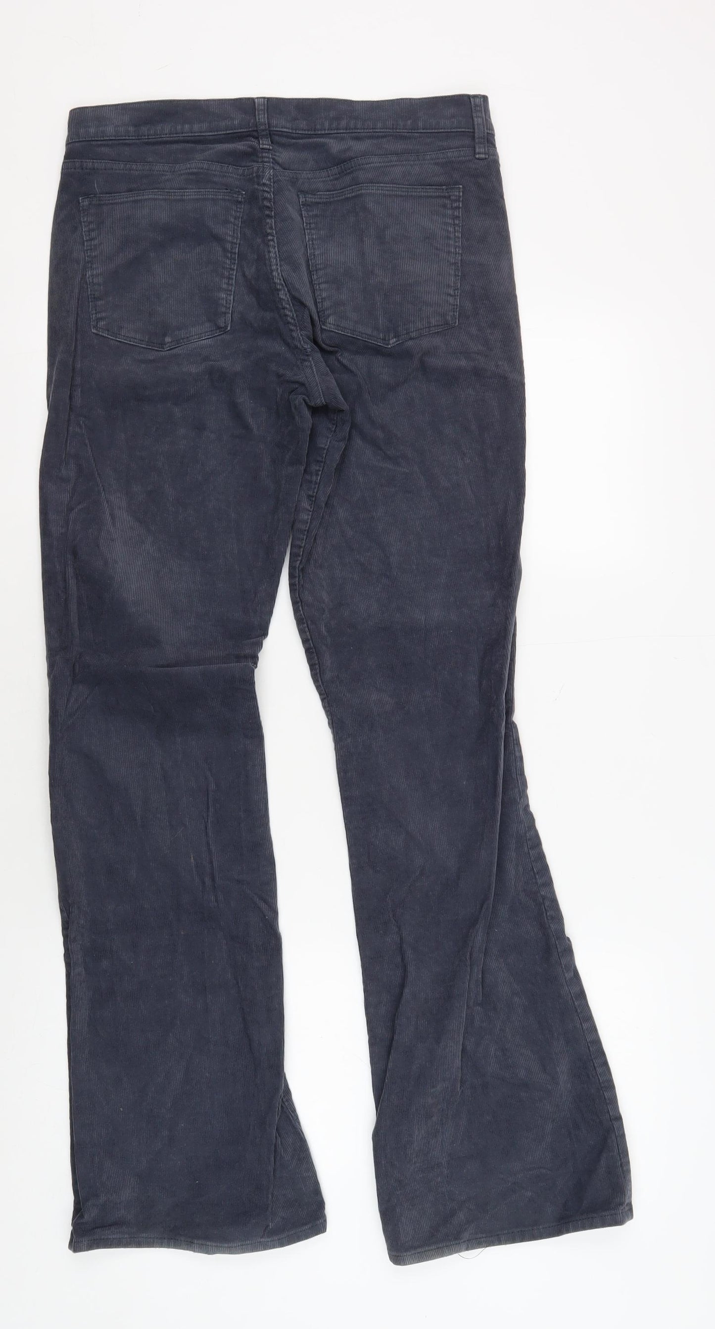 GAP Women Blue Cotton Trousers Size 28