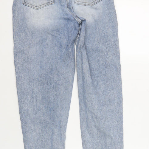 H&M Women’s Blue Distressed Mom Jeans Size 6