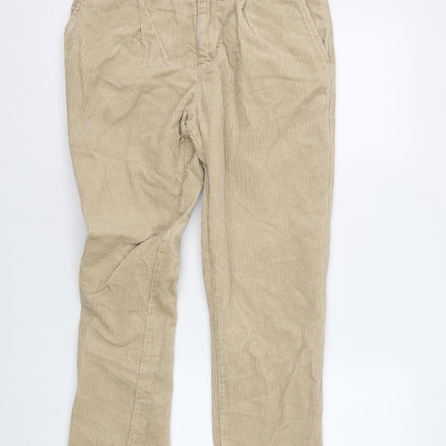 Zara Men's Beige Corduroy Trousers Size 30