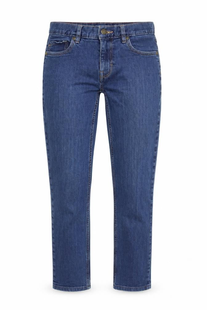 Front view of Patagonia Women's Blue Skinny Jeans 28