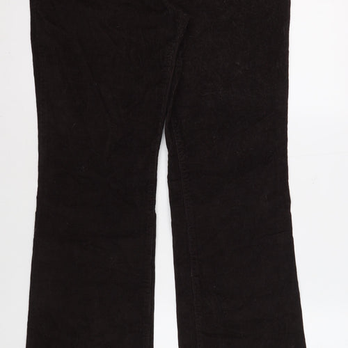 Eddie Bauer Women's Black Corduroy Trousers Size 10