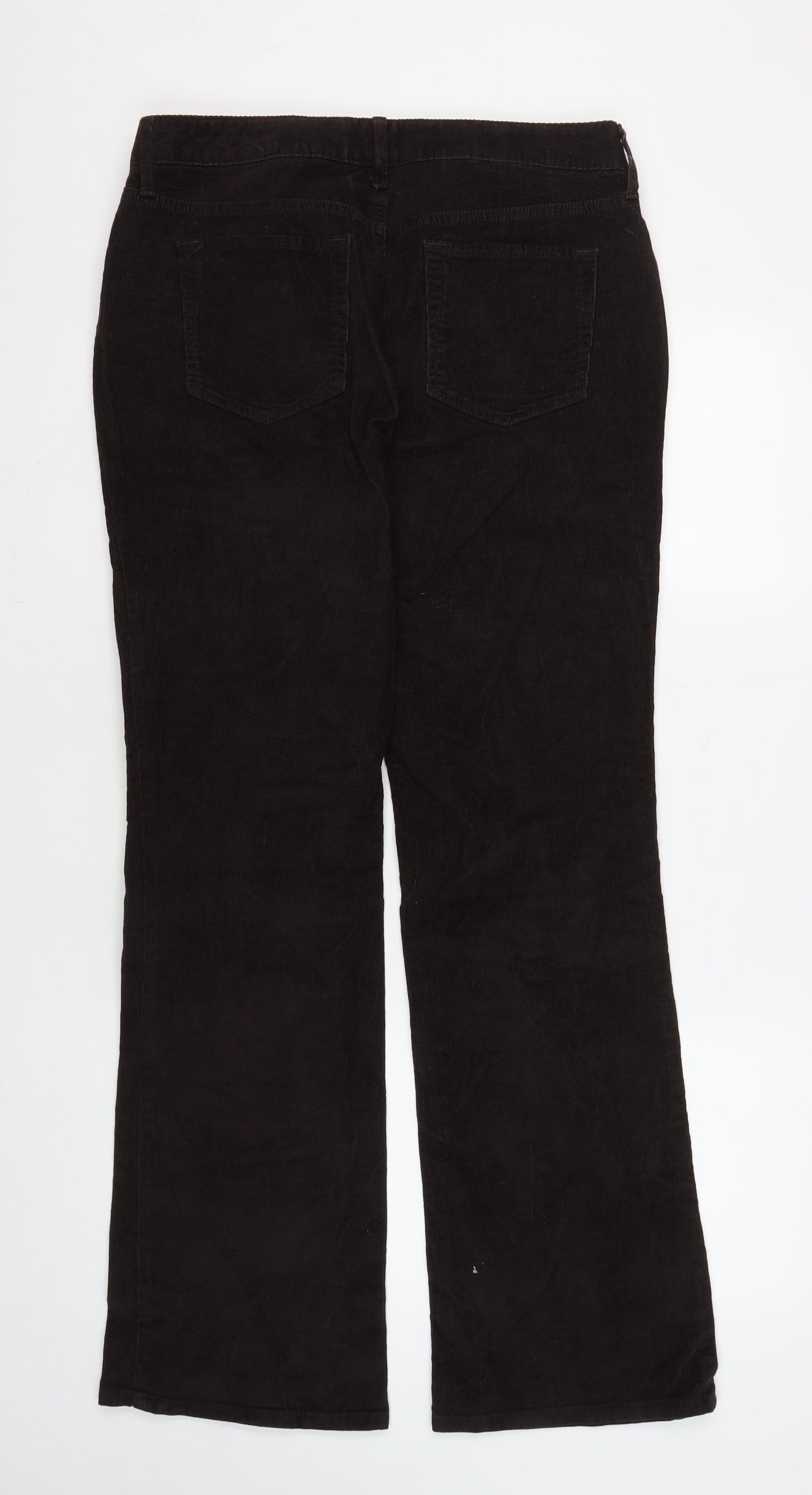 Eddie Bauer Women's Black Corduroy Trousers Size 10
